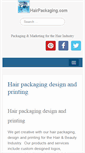 Mobile Screenshot of hairpackaging.com